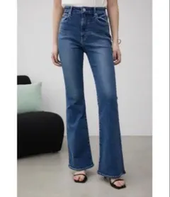 AZUL by moussy DENIM フレアデニム