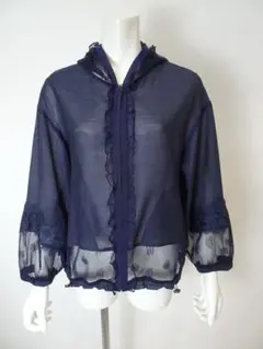 フリルパーカー