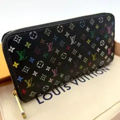 ルイヴィトン マルチカラー ジッピーウォレット 長財布 ノワール #247