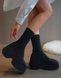 SHEIN 厚底ブーツ22.5cm