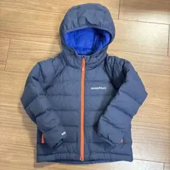 mont-bell フード付きダウンコート ネイビー