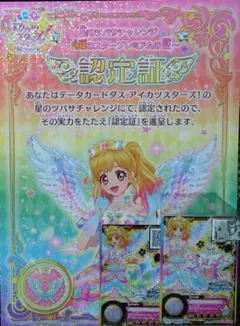 9879☆レインボーエトワールコーデ 認定証付セット アイカツスターズ 地球