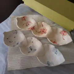 【織部】三品皿 セットのサムネイル