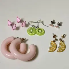 カラフルピアスセット 5ペア