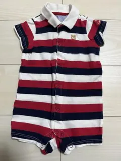 MIKIHOUSE HOTBISCUITS 半袖ロンパース 80