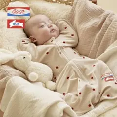 【新品未使用】スワドル　バンブーアップル　Lサイズ