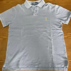 Polo Ralph Lauren ダメージ風スリムフィット ポロシャツ グレー