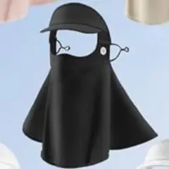 ★ブラックカラー✨ フェイスカバー レディース uvカット