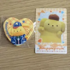 ポムポムプリン　ライブキャラクター　アイドル2022 ハート缶バッジ　サンリオ