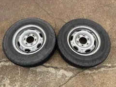 1⃣145/80R12・LT、BS・軽トラノーマルタイヤ＆鉄ホイール、分割の2本