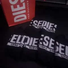 DIESEL ソックス ブラック 4足セット