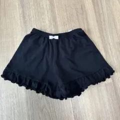 スパッツ　 インナーパンツ　フリル　リボン　黒　95cmのサムネイル