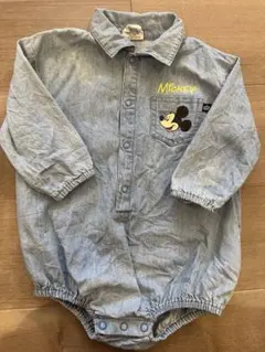 BABYDOLL ミッキーマウス デニムロンパース 70-80サイズ