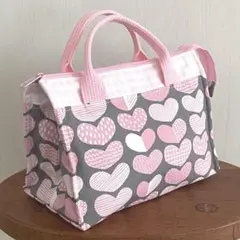 ラミネートバニティ風ポーチ キャス・キッドソン ハンドメイド パッチ