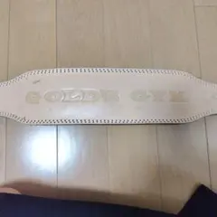 GOLD'S GYM トレーニングベルト レザー　中古品　XS