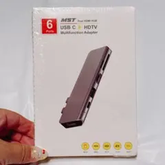 MacBook Pro Air 6-in-2 USB-C変換アダプター