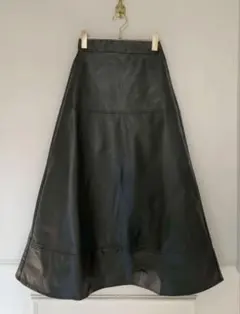 【Myu】美ラインECOレザースカート 新品未使用