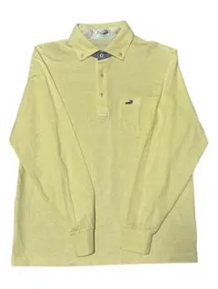 Crocodile クロコダイル 長袖ポロ M ワニロゴ シャツ 長袖