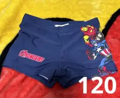 Zara スイムパンツ　marvel アイアンマン男子水着　120センチ