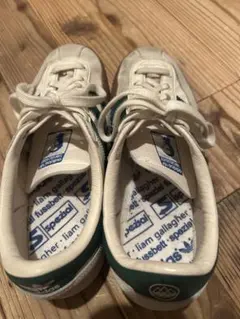 adidas Liam Gallagher スニーカー ホワイト/グリーン