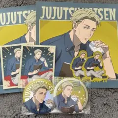 呪術廻戦 七海建人 セガラッキーくじ ステッカー 缶バッジ Fun