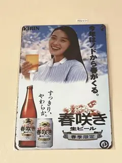 キリン 春咲き生ビール ブリキ看板 インテリア 昭和レトロ