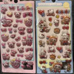 ラブブ　ボンボンドロップシール　二枚セット