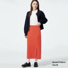 美品(L)タイトロングスカート　ミディ丈　ストレッチ　ミモレ　マキシ　セクシーのサムネイル