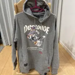 DUCK DUDE パーカー グレー M