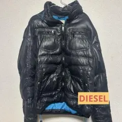 【訳有り超特価】DIESEL ブラック ダウンジャケット L