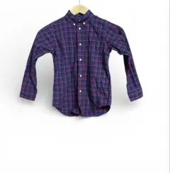 Ralph Lauren チェック柄長袖シャツ 6 120/60