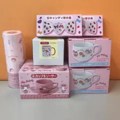【未使用】マイメロ マグカップ 小皿 他　7点 まとめ売り　ばら売り不可