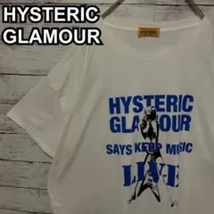 1067【入手困難】ヒステリックグラマー♤ビッグロゴ　半袖TシャツXL相当　美品