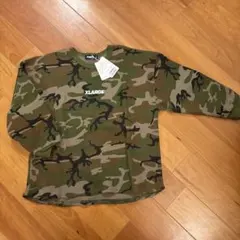 XLARGE キッズ 長袖カットソー カモフラージュ