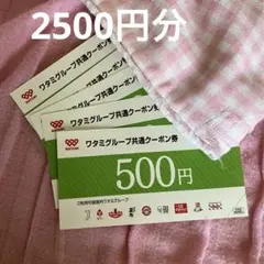 ワタミ共通クーポン券 2500のサムネイル
