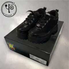 ヨースケ　yosuke 厚底スニーカー　黒 ブラック　23センチのサムネイル