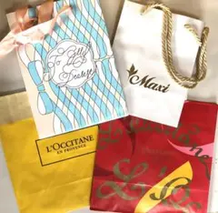 ロクシタン、Maxi 、資生堂　ショップ袋