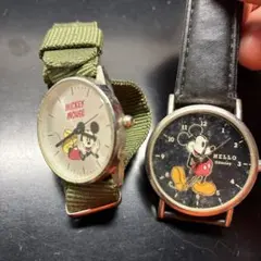 ミッキーマウス 腕時計 2点セット