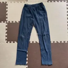 無印良品　スパッツ　青