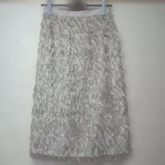 エレンディークゴールドベージュフリンジスカートのサムネイル