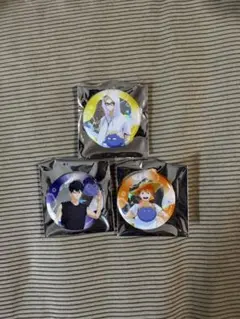 ハイキュー!! 缶バッジ ビーチボールVer. 日向翔陽　影山飛雄　月島蛍