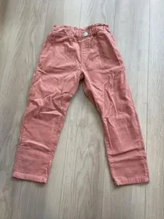コーデュロイ ピンクパンツ ウエストゴム