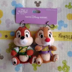 ディズニー チップ&デール ぬいぐるみバッジ