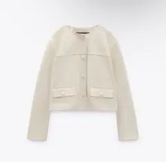 白 テーラードジャケット