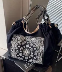 大容量　人気　おしゃれ　花柄　スヌーピー　刺繍　エコバッグ　トートバッグ