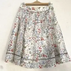 Aylesbury ボタニカル フレアスカート 未使用品
