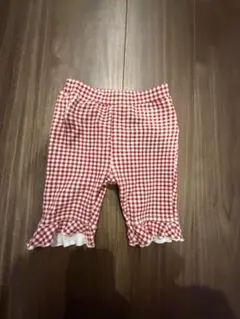 petit main ギンガムチェック ハーフパンツ 80cm