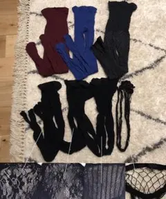 美品 ストッキング タイツ トレンカ 7足セット まとめ売り くつ下 靴下