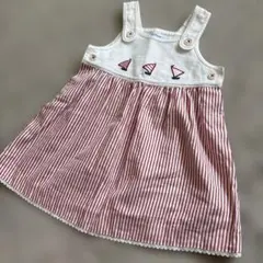 familiar ファミリア ヨット刺繍 ワンピース 80のサムネイル