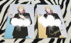 うたプリ アイドルソング ポストカード ２種(１種は箔押し) ラミネート